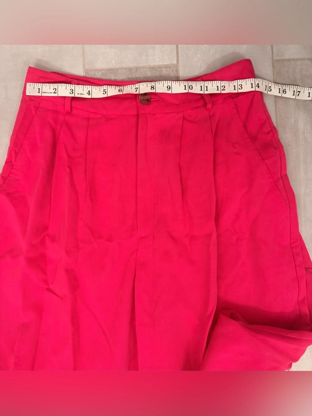 Reformation Mason Trouser Pant Pink Size 6